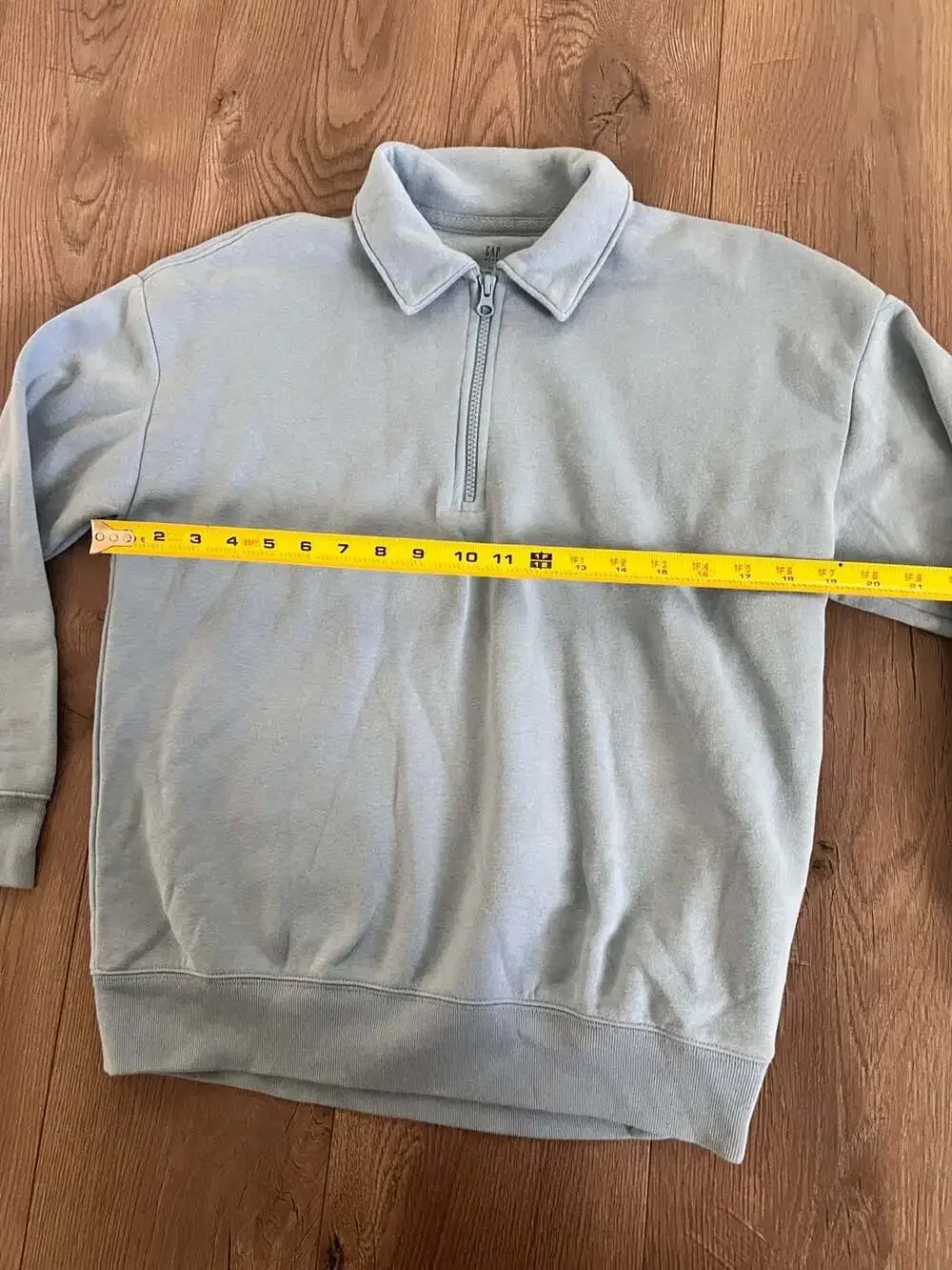 GAP Kids Quarter-Zip Pullover Sweatshirt Blue Size XL
